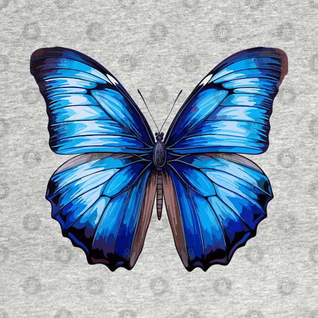 Blue Morpho Butterfly by Onceer